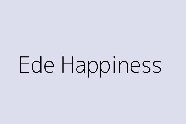 Ede Happiness